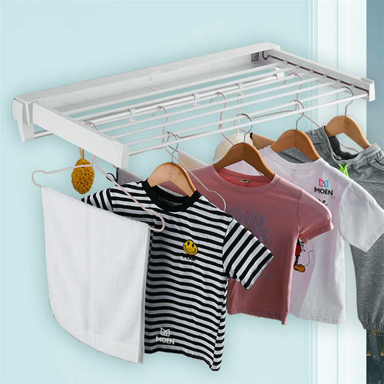 Rebrilliant Wall Mounted Laundry Drying Rack Wayfair